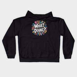 Jeffy What Doing? Kids Hoodie